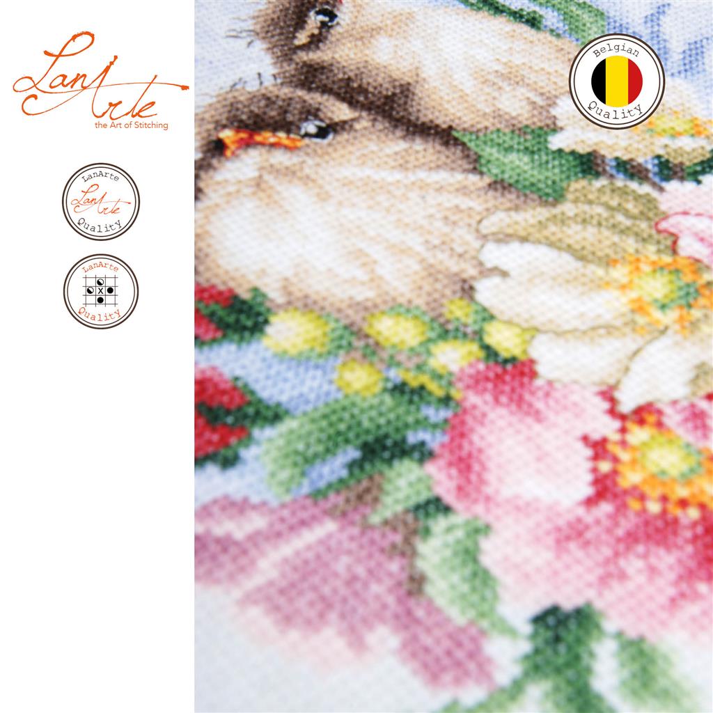 Flower Branch Guardians - Lanarte - Kit de punto de cruz PN-0185003