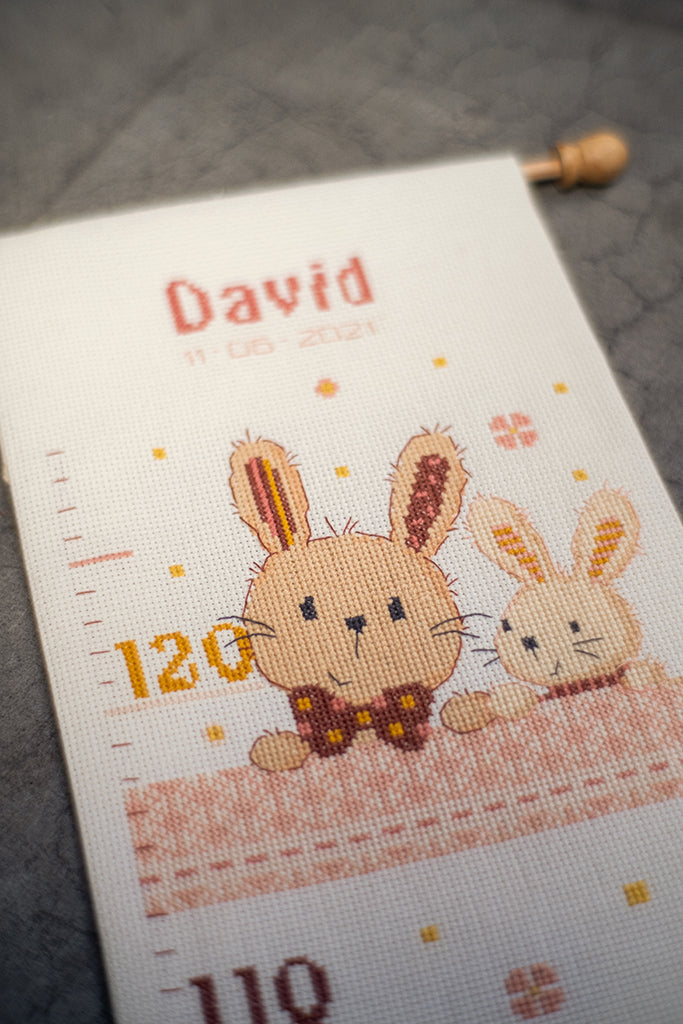 Medidor. Sweet bunnies - Vervaco - Kit de punto de cruz PN-0187195