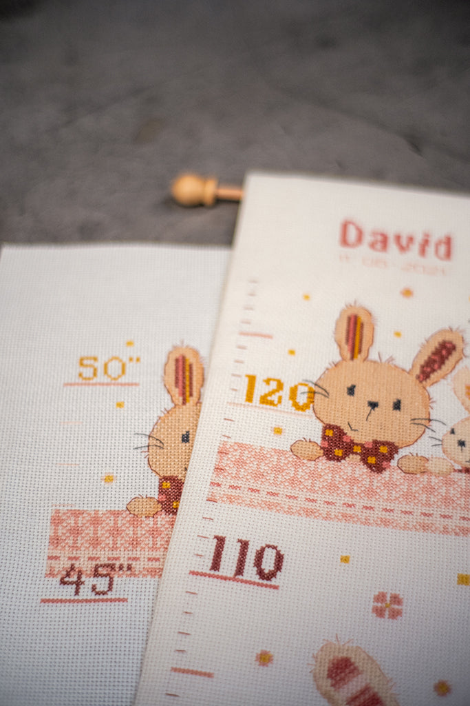 Medidor. Sweet bunnies - Vervaco - Kit de punto de cruz PN-0187195