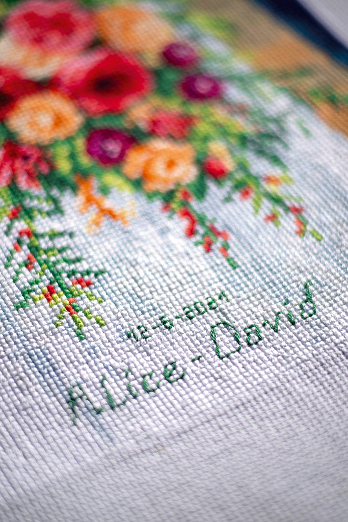 Bridal Bouquet - Vervaco - Cross stitch kit PN-0189338
