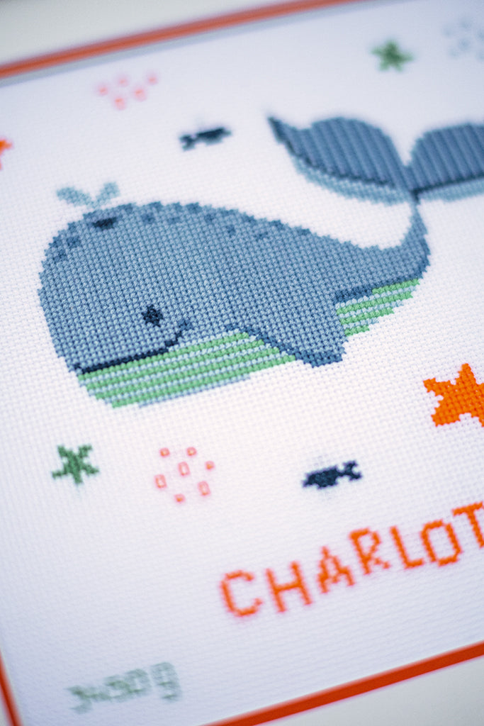 Whales fun - Vervaco - Kit de punto de cruz PN-0191830