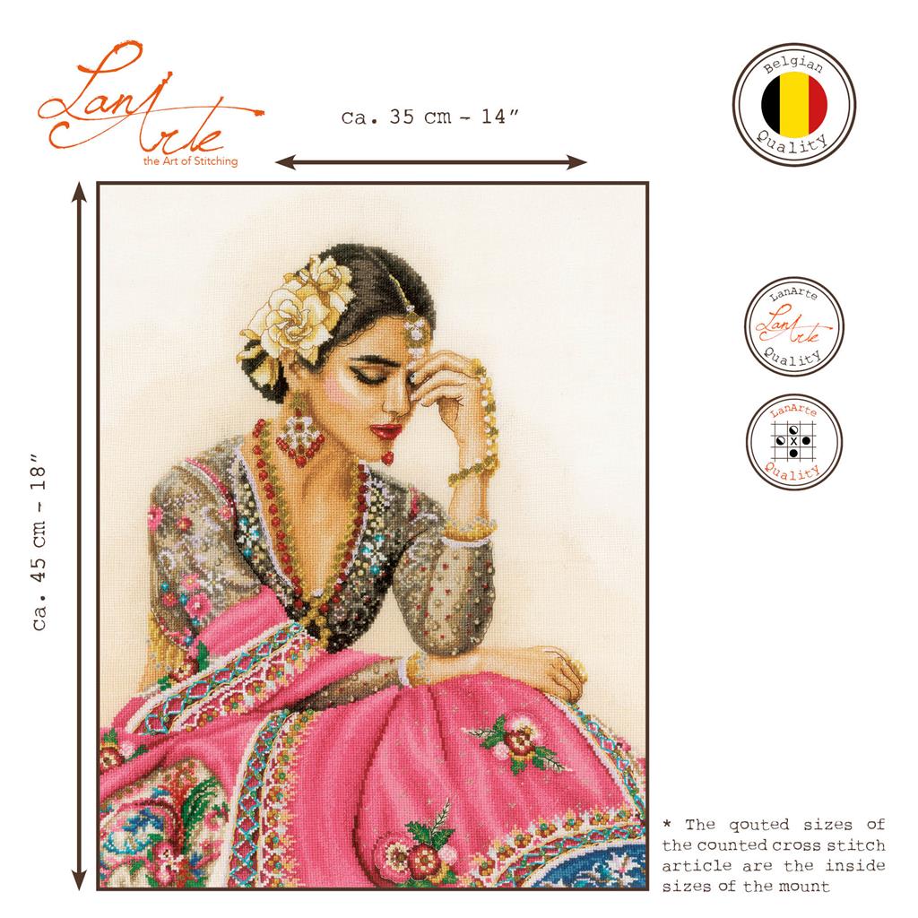 Reminiscencia Tradicional - Lanarte - Kit de punto de cruz PN-0196746