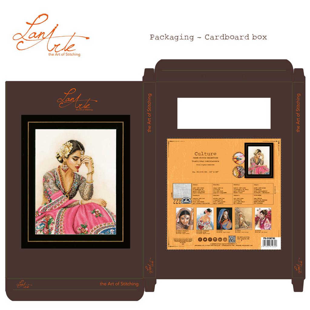 Reminiscencia Tradicional - Lanarte - Kit de punto de cruz PN-0196746