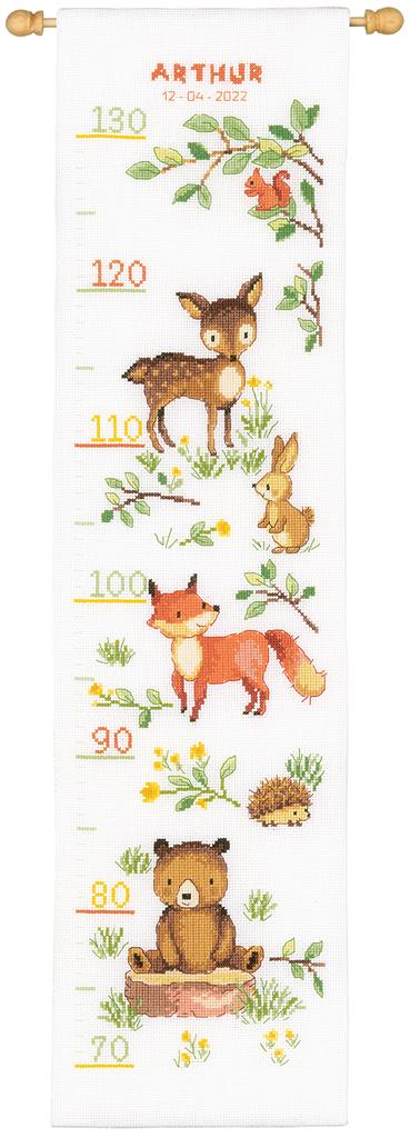 Medidor. Forest animals - Vervaco - Kit de punto de cruz PN-0196856