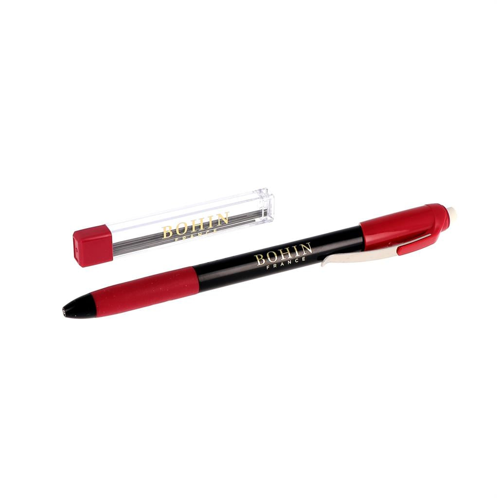 Crayon à craie extra fin Bohin - Noir pour couture et patchwork