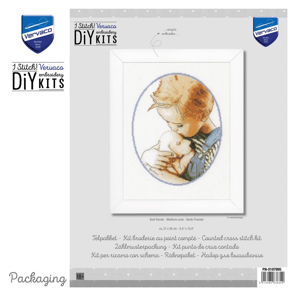 Best friends - Vervaco - Kit de punto de cruz PN-0197895