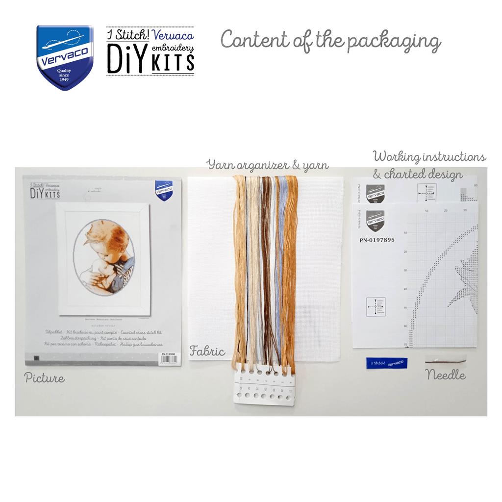 Best friends - Vervaco - Kit de punto de cruz PN-0197895