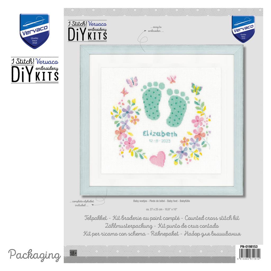 Baby Feet - Vervaco - Kit de punto de cruz PN-0198153