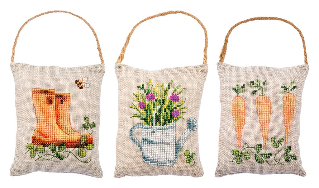 Jardín set de 3 - Vervaco - Kit de punto de cruz PN-0198856