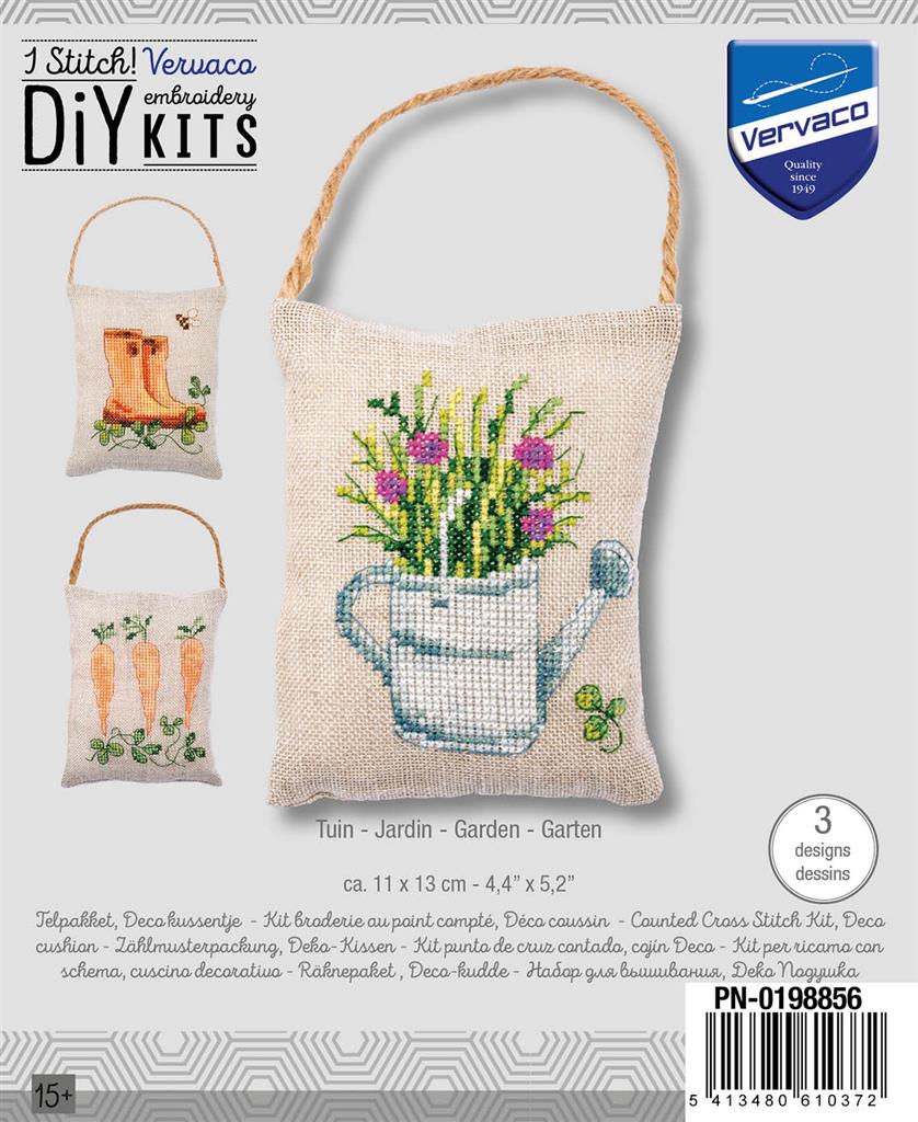 Jardín set de 3 - Vervaco - Kit de punto de cruz PN-0198856