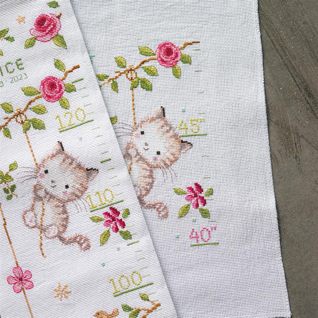 Medidor. Cheeky kittens - Vervaco - Kit de punto de cruz PN-0199323