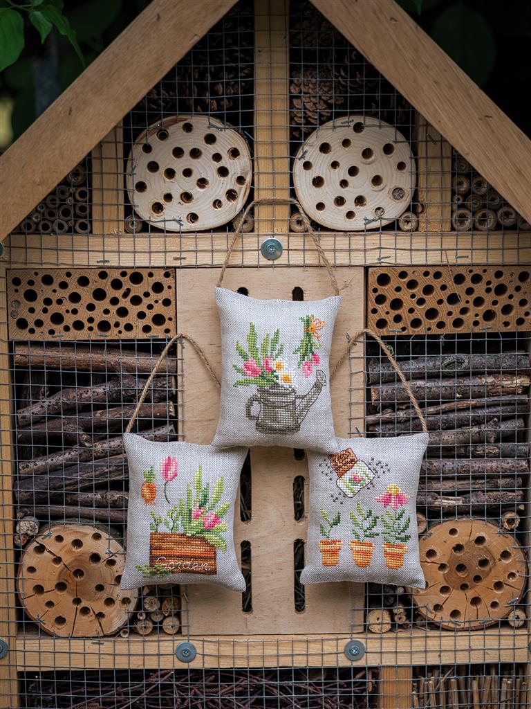 Jardín set de 3 - Vervaco - Kit de punto de cruz PN-0199352