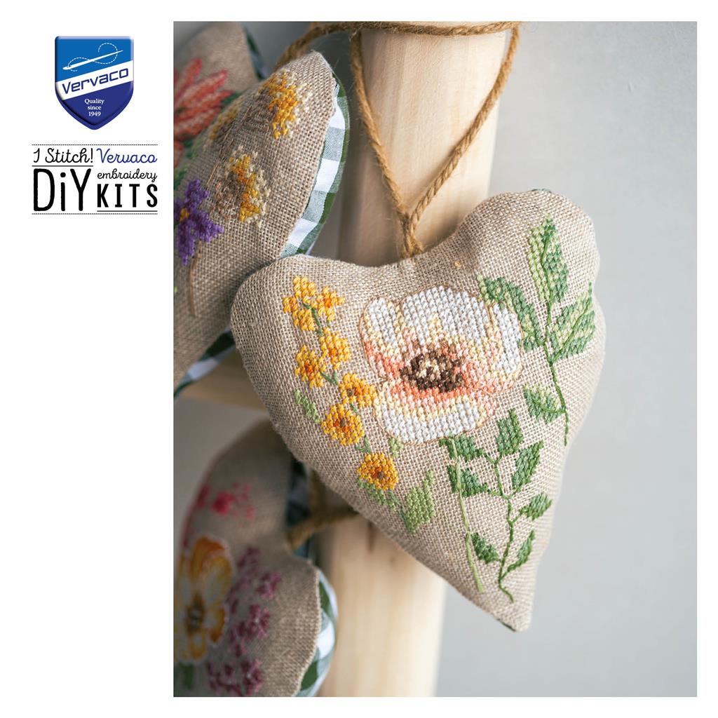 Wildflowers set of 3 - Vervaco - Kit de punto de cruz PN-0199613