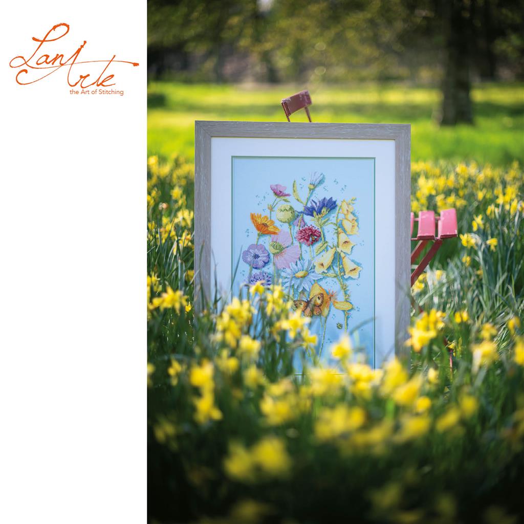 One flower of each - Lanarte Kit de Punto de Cruz PN-0200466