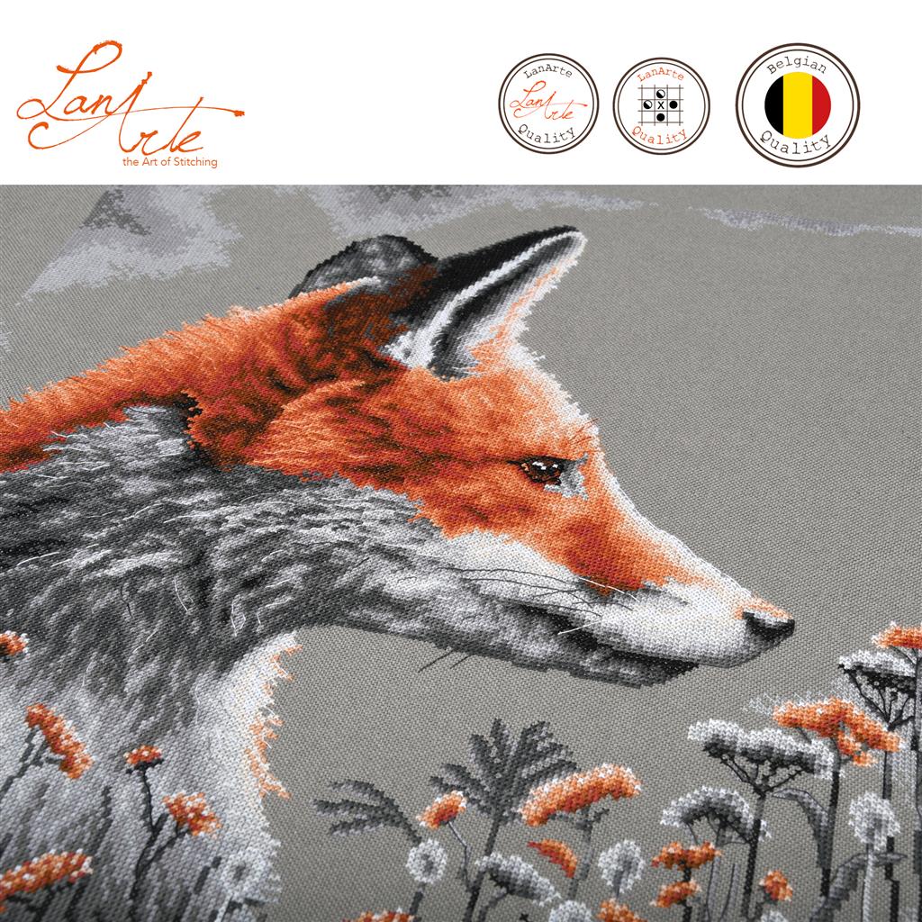 Misterio Nocturno: Kit de Punto de Cruz 'Mirada en la Noche' PN-0202499 de Lanarte