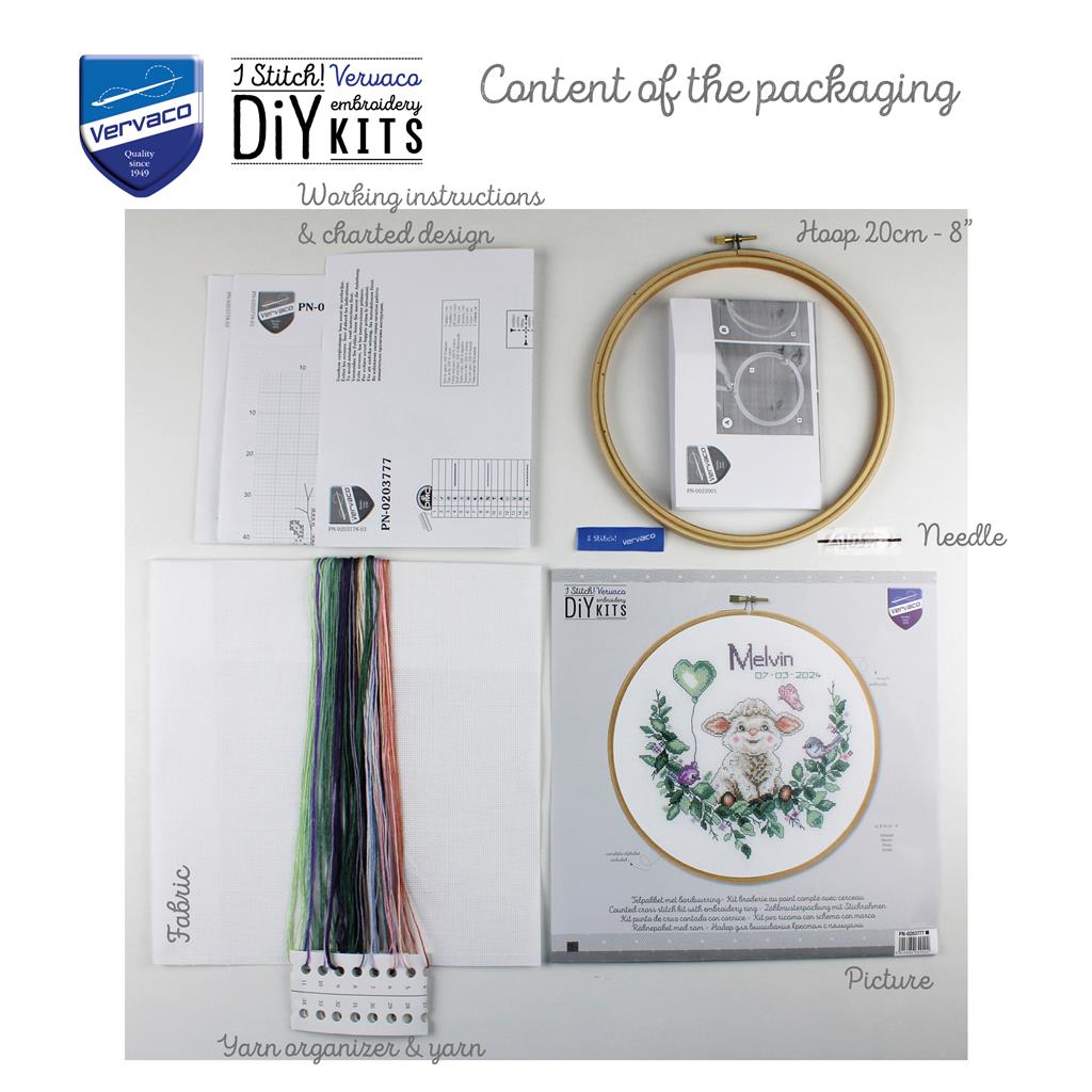 Kit au point de croix - Vervaco - Mouton