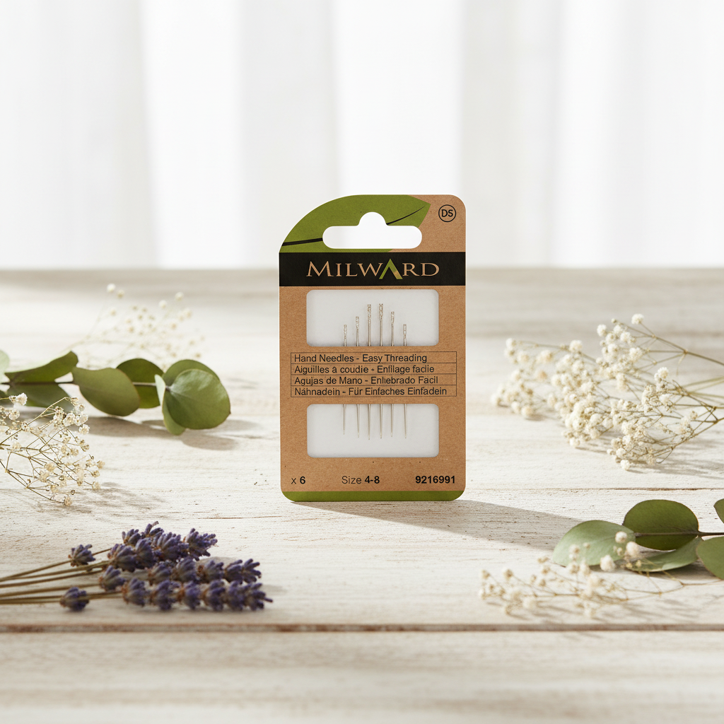 Aiguilles à main à enfilage facile Milward n° 4-8