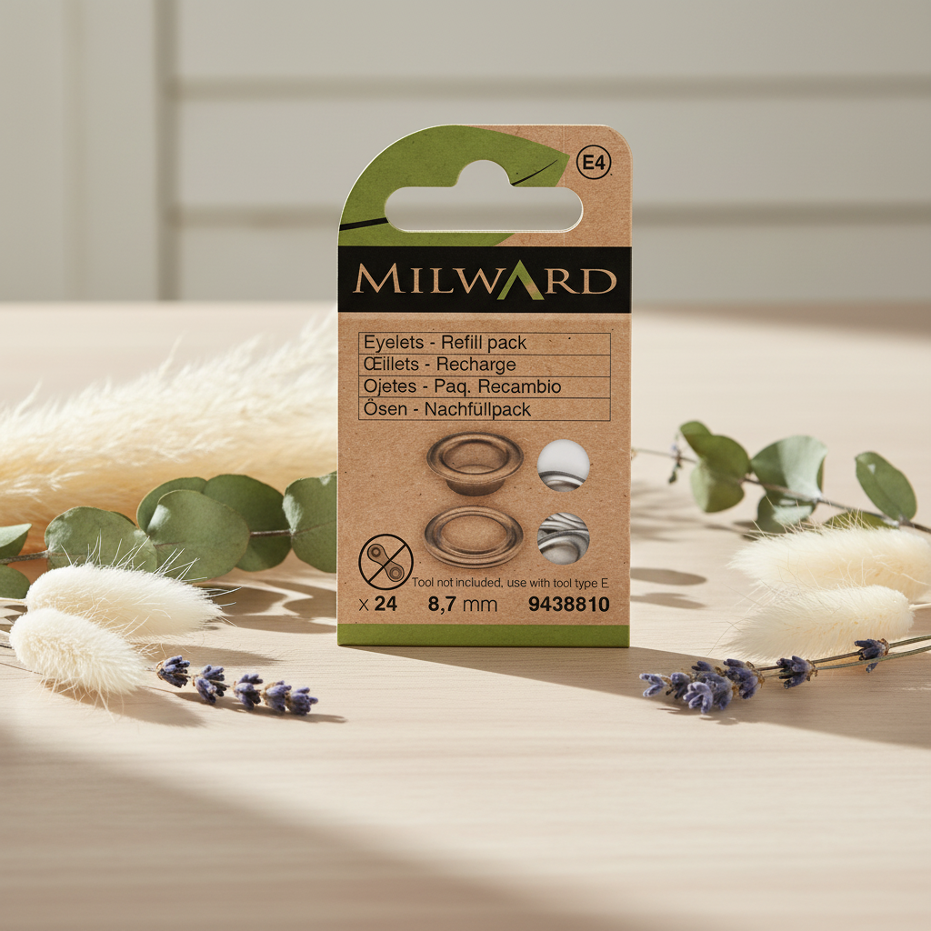 Pack de 24 Ojetes de Recambio Milward de 8.7 mm