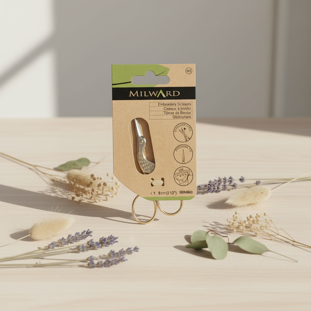 Stickschere Storch 9cm - Hemline Gold | Tijeras de bordar premium