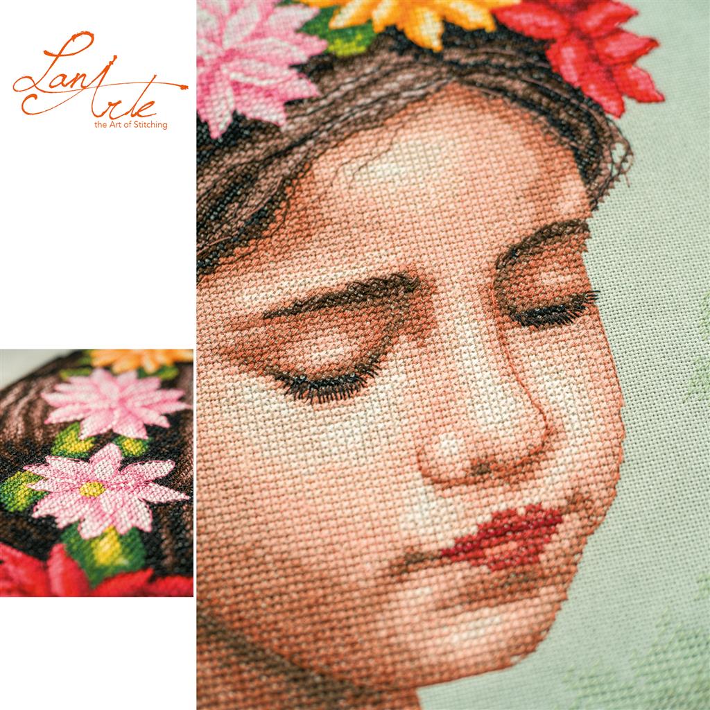 Kit au point de croix "Le Diadema de Dalias" - Lanarte