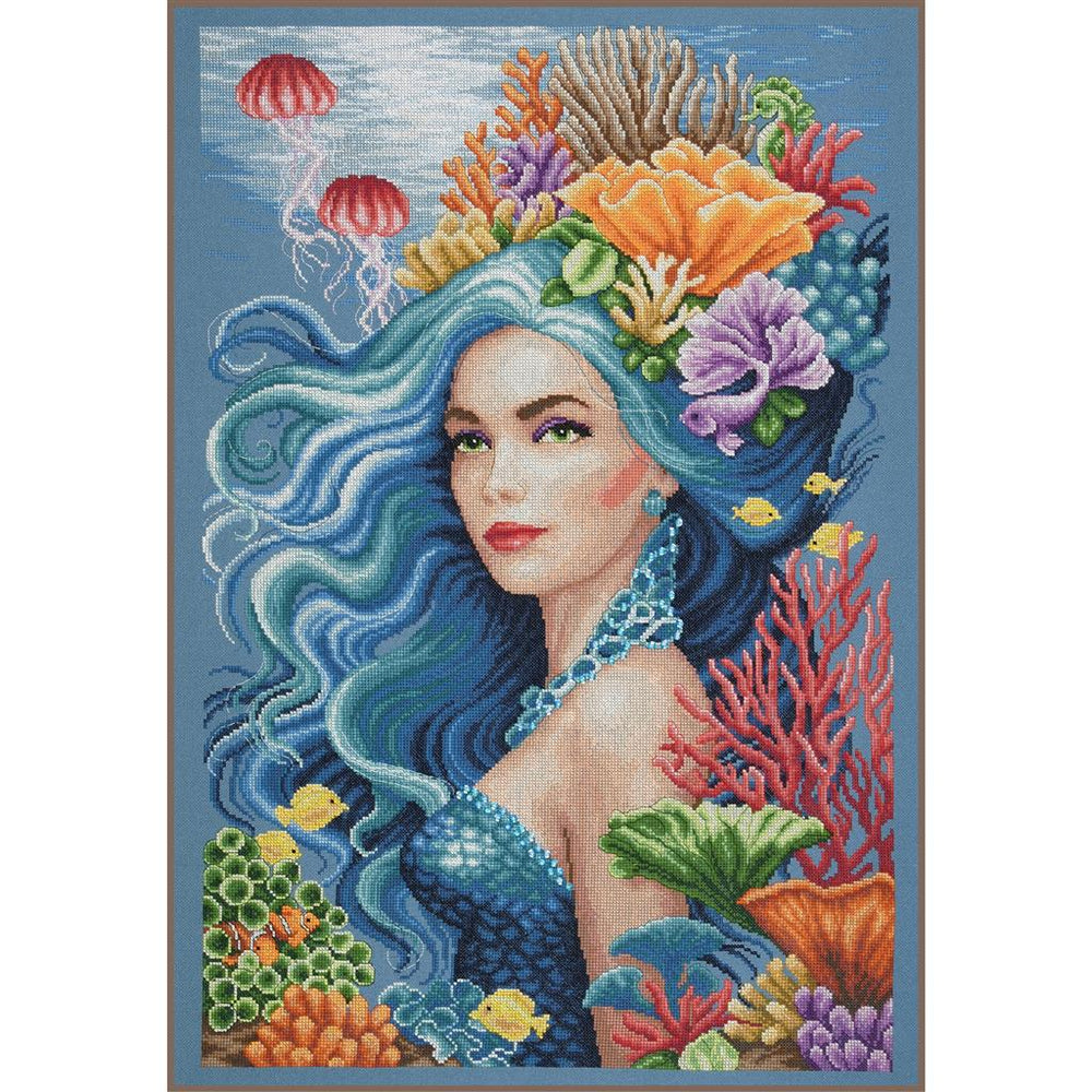 Kit de Punto de Cruz "Beauty of the Sea" - Lanarte