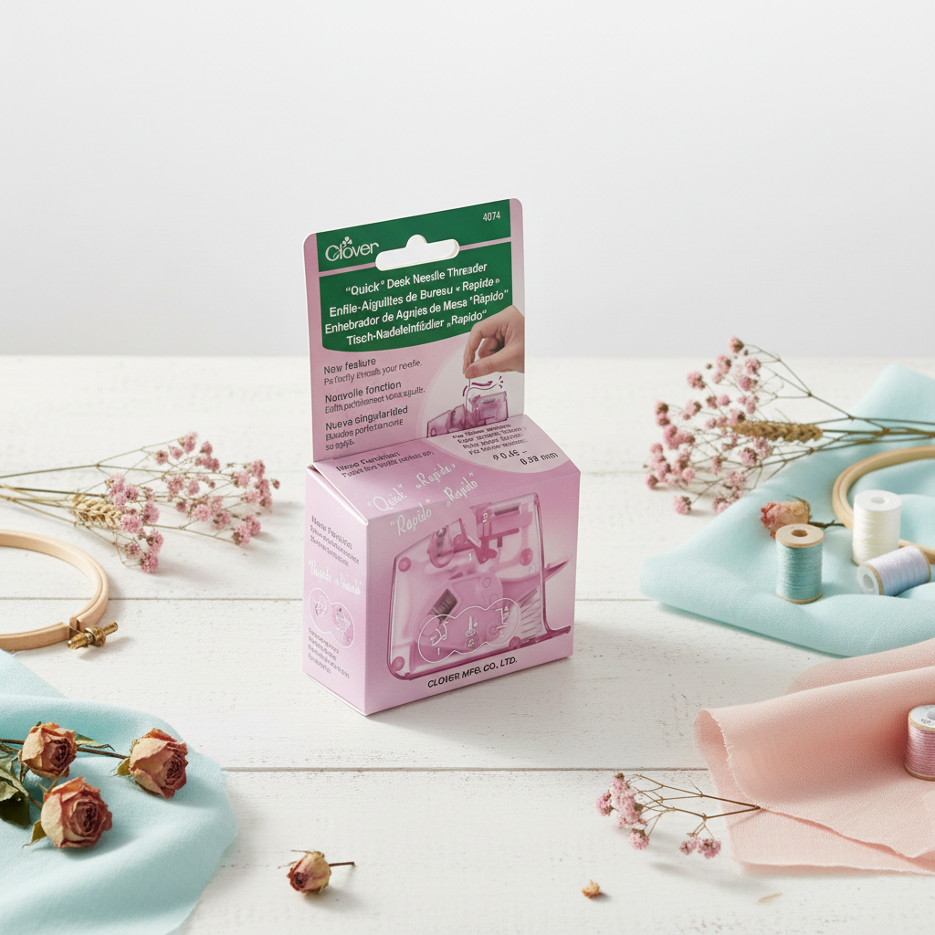 Enhebrador de Agujas de Mesa “Rápido” Clover 4074