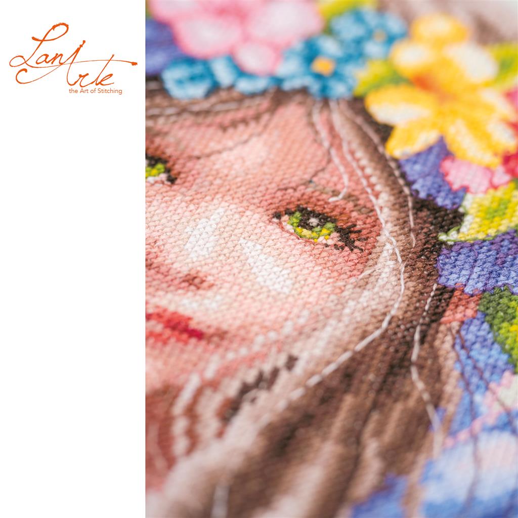 Kit de Punto de Cruz Lanarte – Flora’s Little Guardian PN-0221123