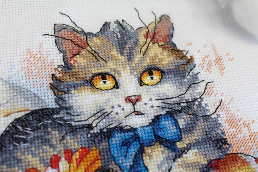 Kit de point de croix "Caprice poilu" SNV-843 MP Studia