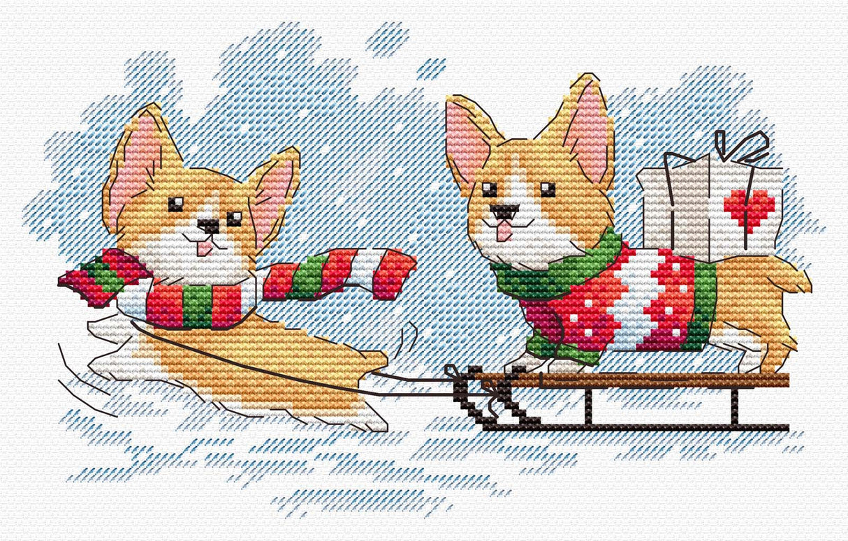 Kit de Punto de Cruz MP Studia SM-775 – We’ll Be on Time