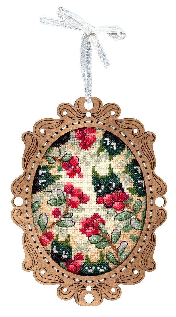 Bordado en madera MP Studia SO-129 – Miniatura “Bosque de Arándanos Rojos”