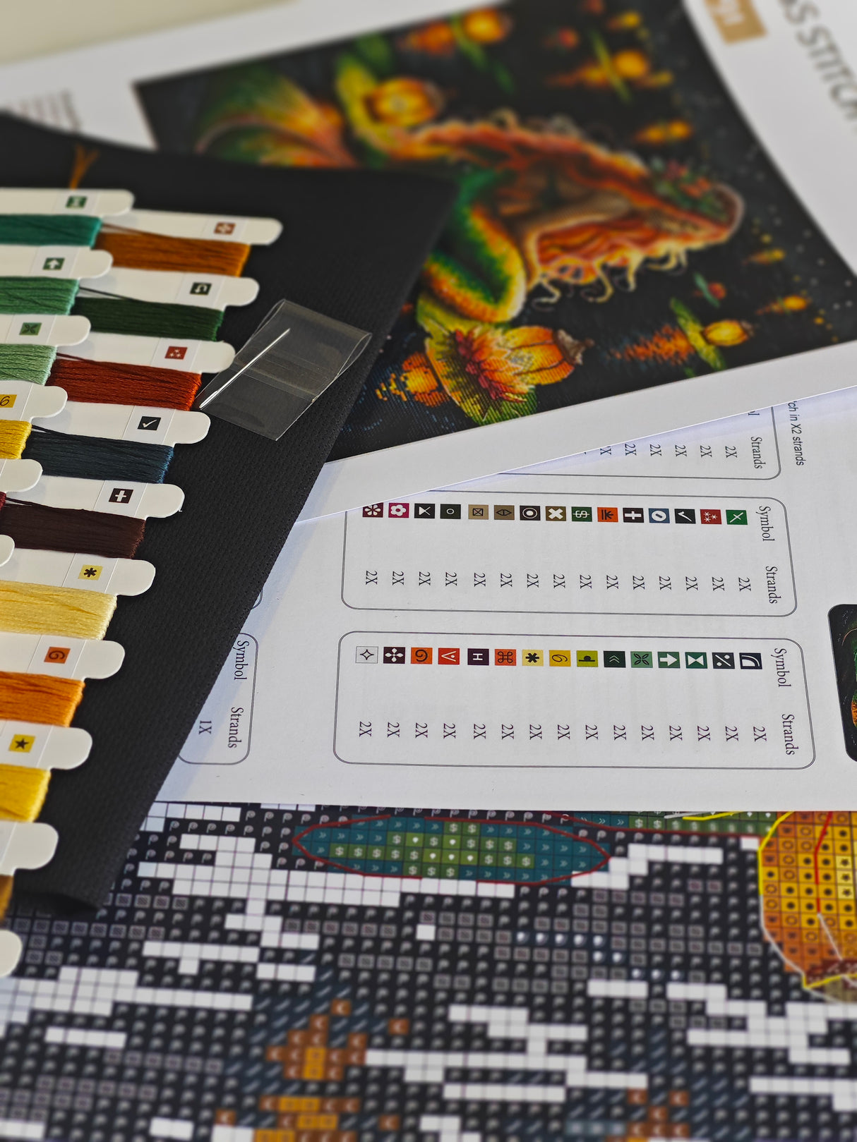 AVA Cross Stitch Kit – The Mermaid Sanctuary P091