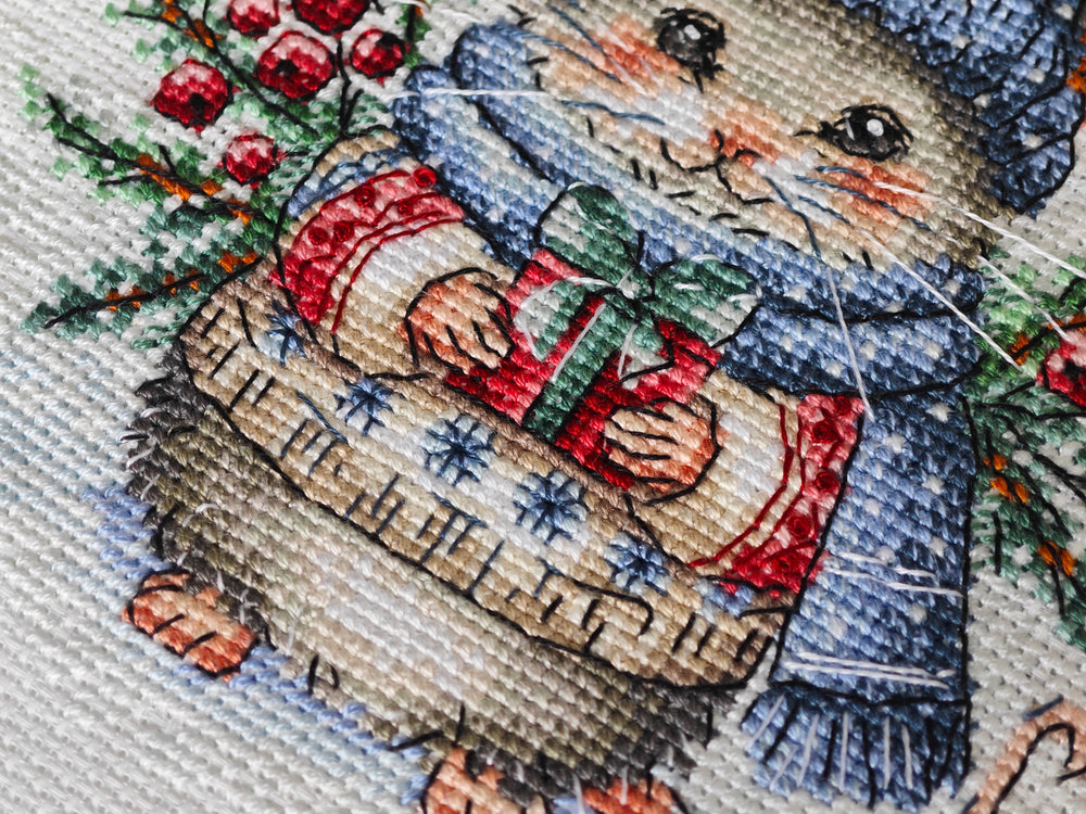 Kit de point de croix - P027 Stitch and Art - Magie de Noël