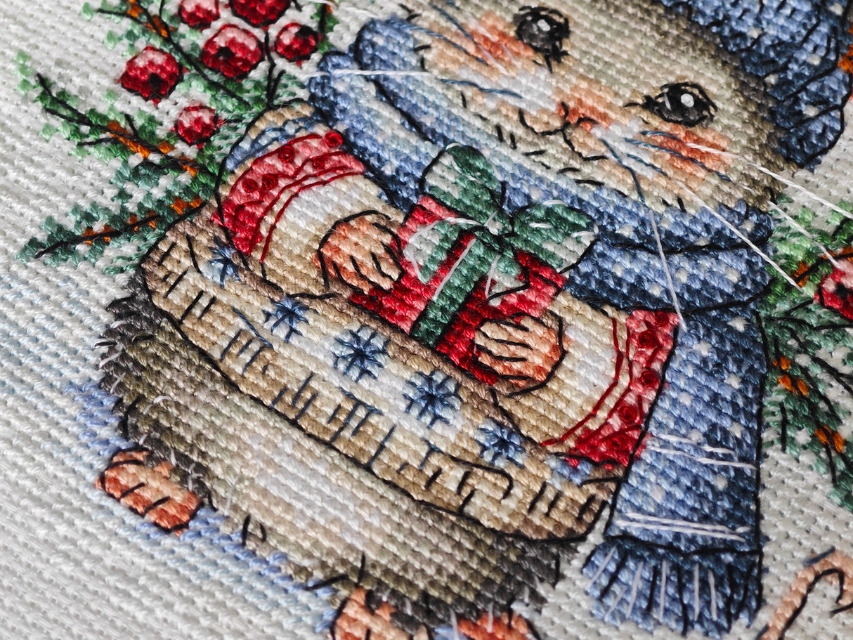 Kit de point de croix - P027 Stitch and Art - Magie de Noël