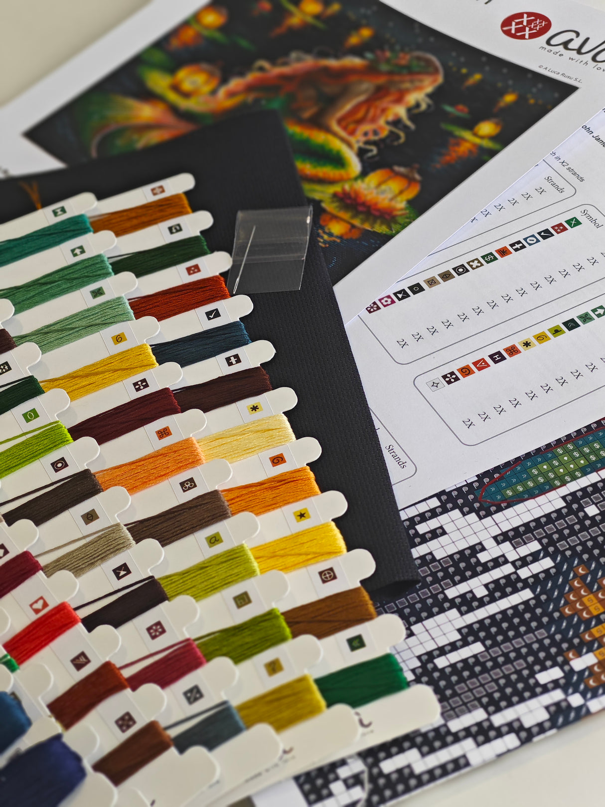 AVA Cross Stitch Kit – The Mermaid Sanctuary P091