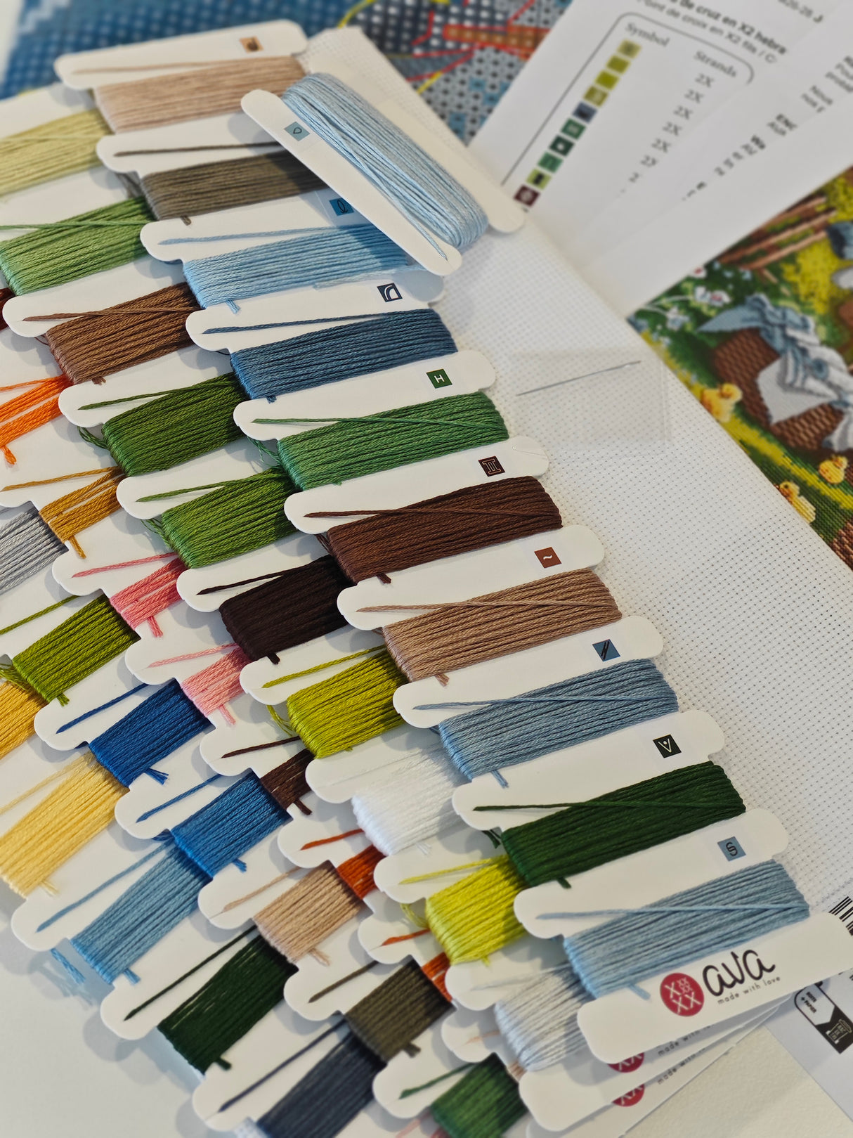 La Primavera - Kit de Punto de Cruz AVA Stitch P159