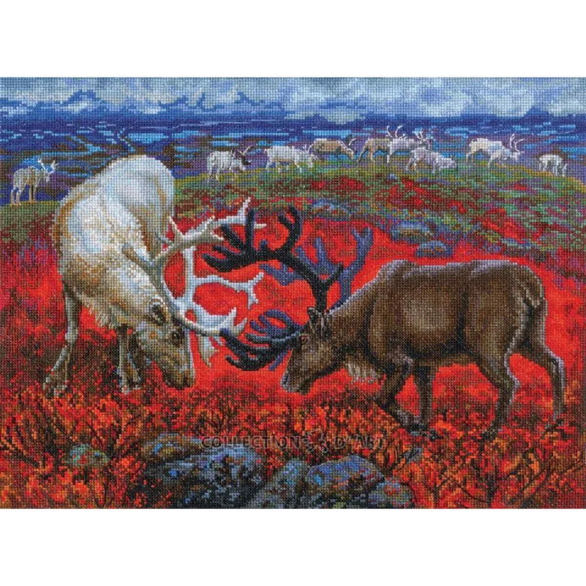 Kit de point de croix « La loi de la toundra » - RTO M1014