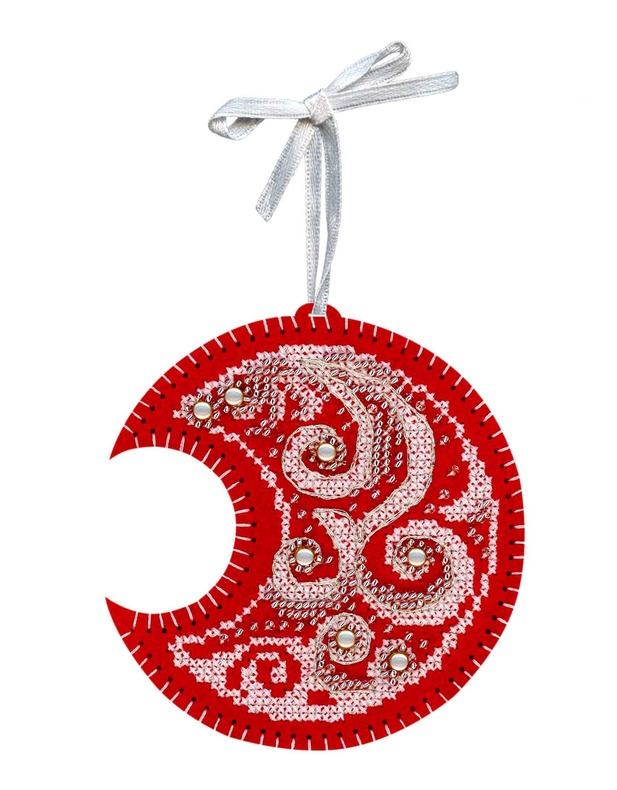 Kit de point de croix "Motifs de givre. Lune" ST-1090 MP Studia