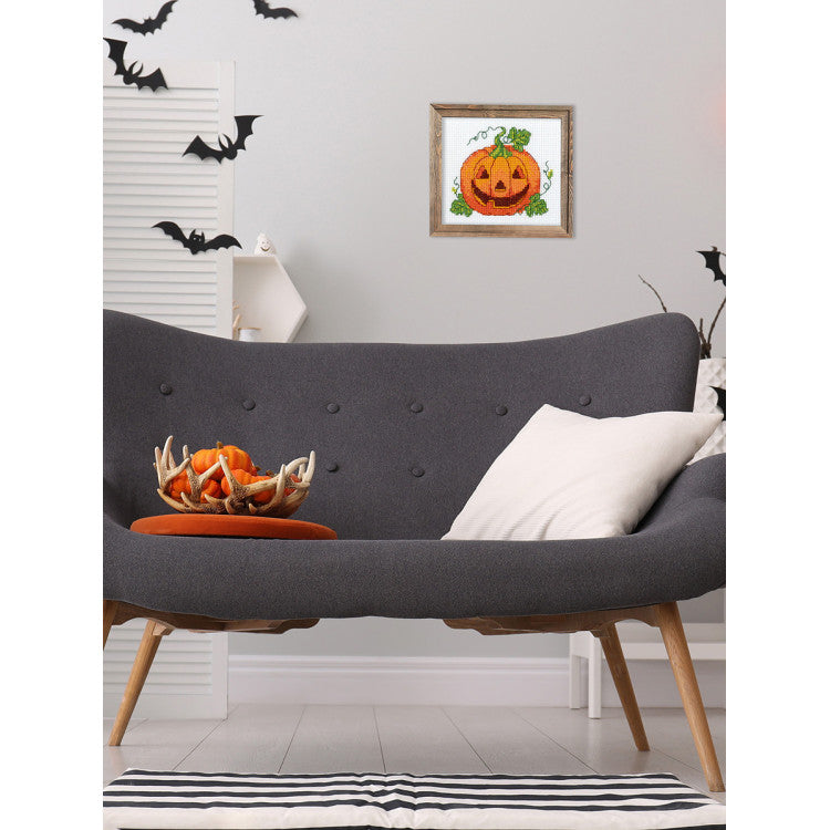 Kit de Punto de Cruz KLART 12-063 – Pumpkin