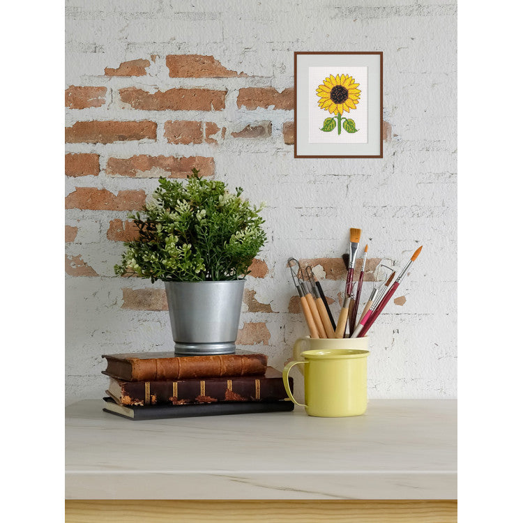 Kit de Punto de Cruz KLART 12-064 – Sunflower