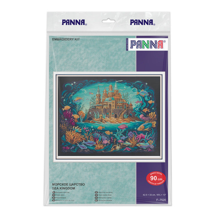 Kit de Punto de Cruz PANNA PF-7520 – Sea Kingdom