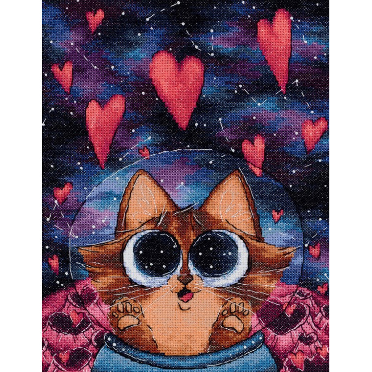 Kit de point de croix Panna - « Amour cosmique » PKS-7453