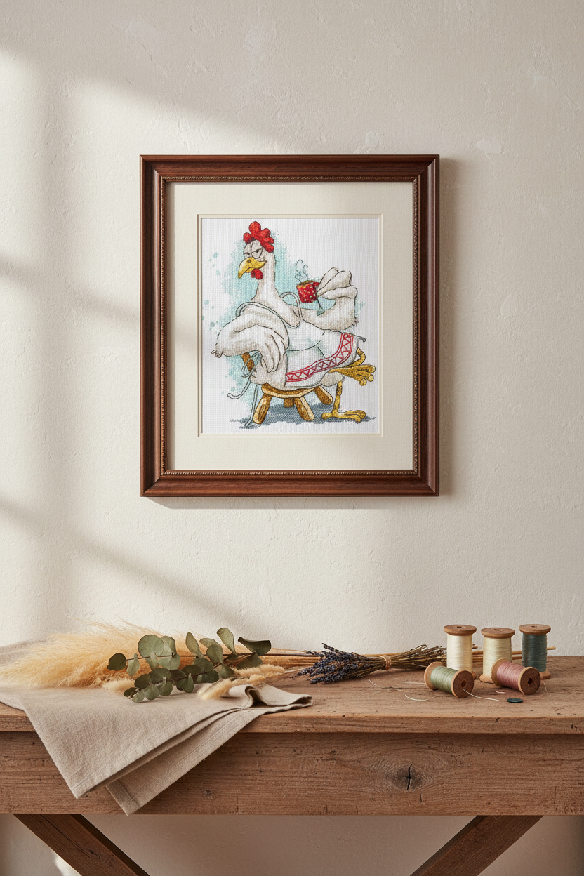 Cross Stitch Kit "Tea Lover" SANCH-12