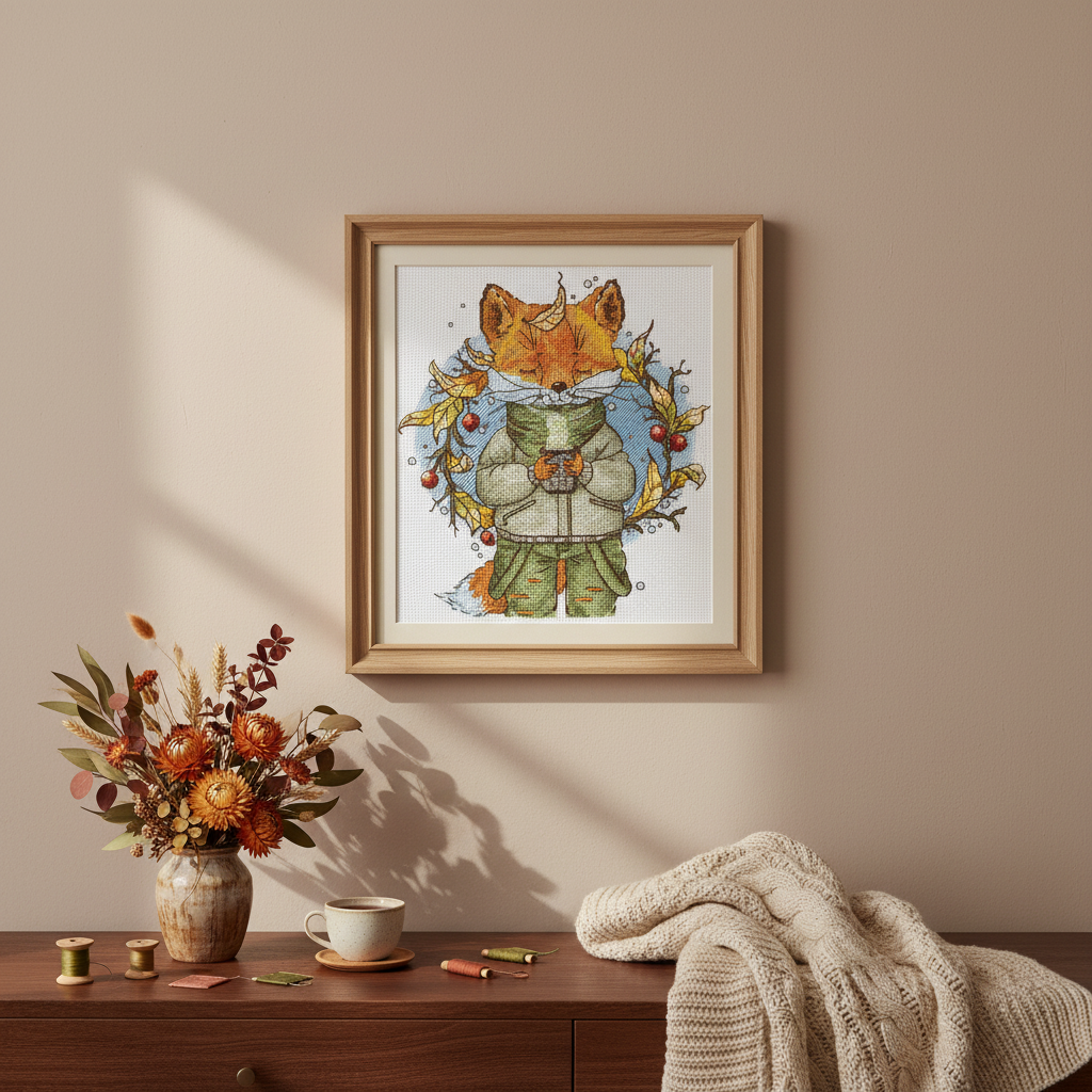 Cross Stitch Kit "Autumn Coffee" - Andriana SANO-33