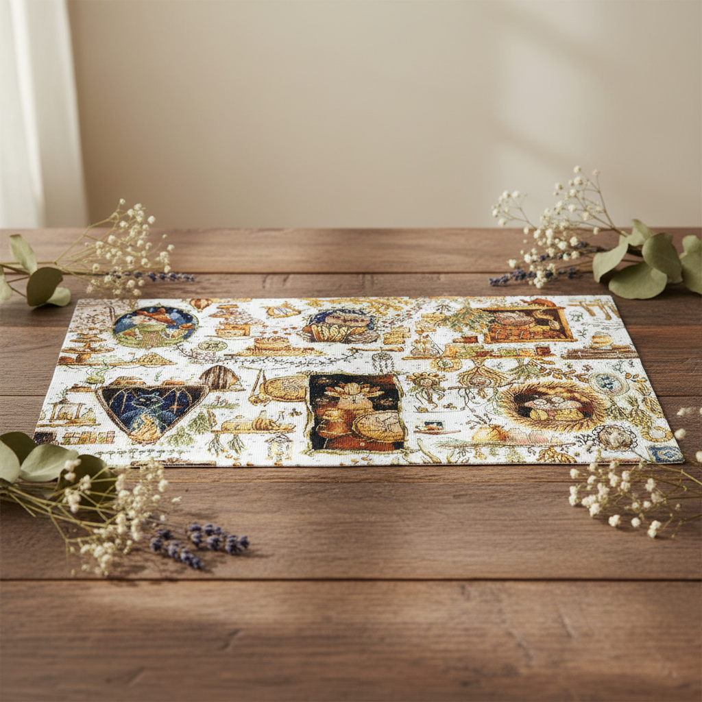 Kit de Punto de Cruz "Bestias Mágicas" SANV-48 de Andriana