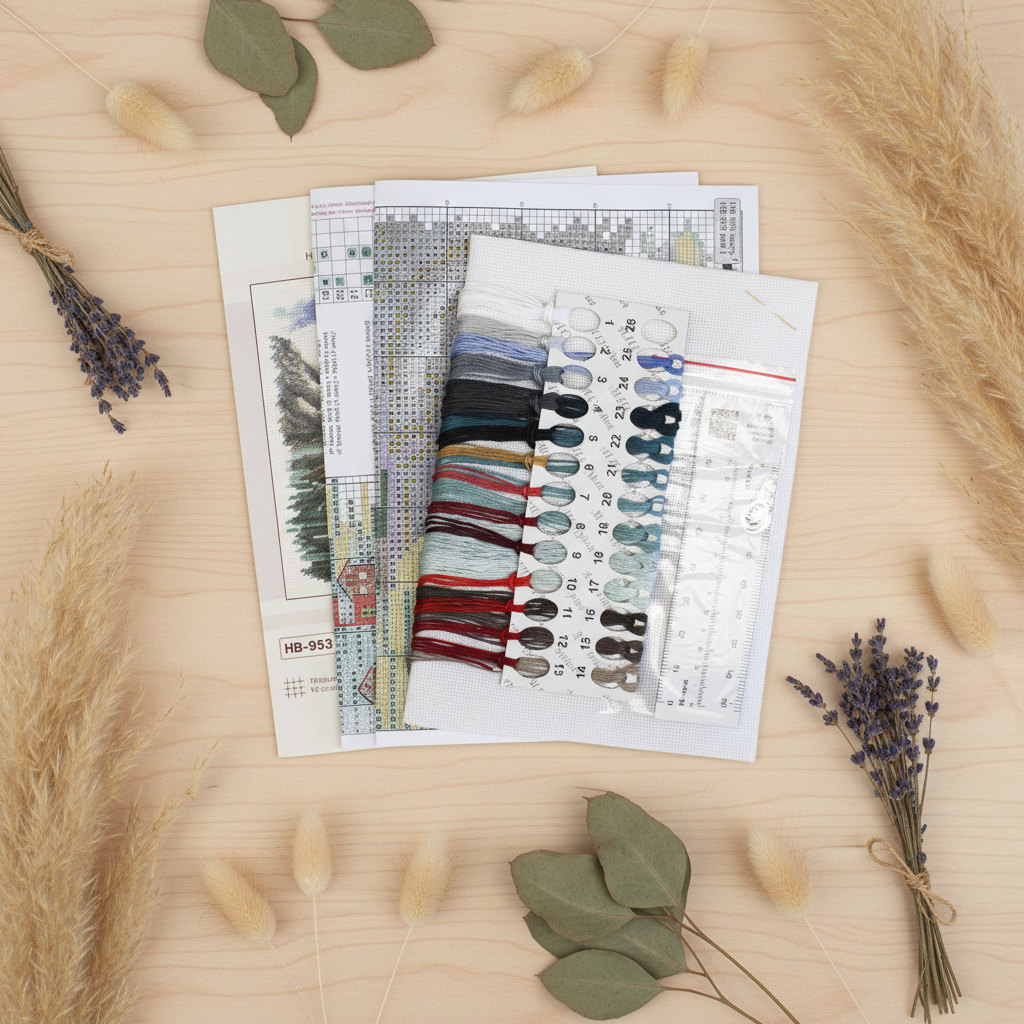 Scandinavian Coast Cross Stitch Kit – MP Studia SNV-953