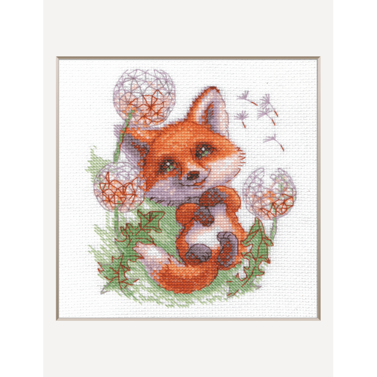 Kit de punto de cruz Aine Collection SRA1022 – “Curious Fox”