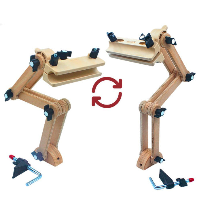 Soporte de mesa ajustable Nurge 190-26 para bordado con cabezal 2 en 1 Snap Head
