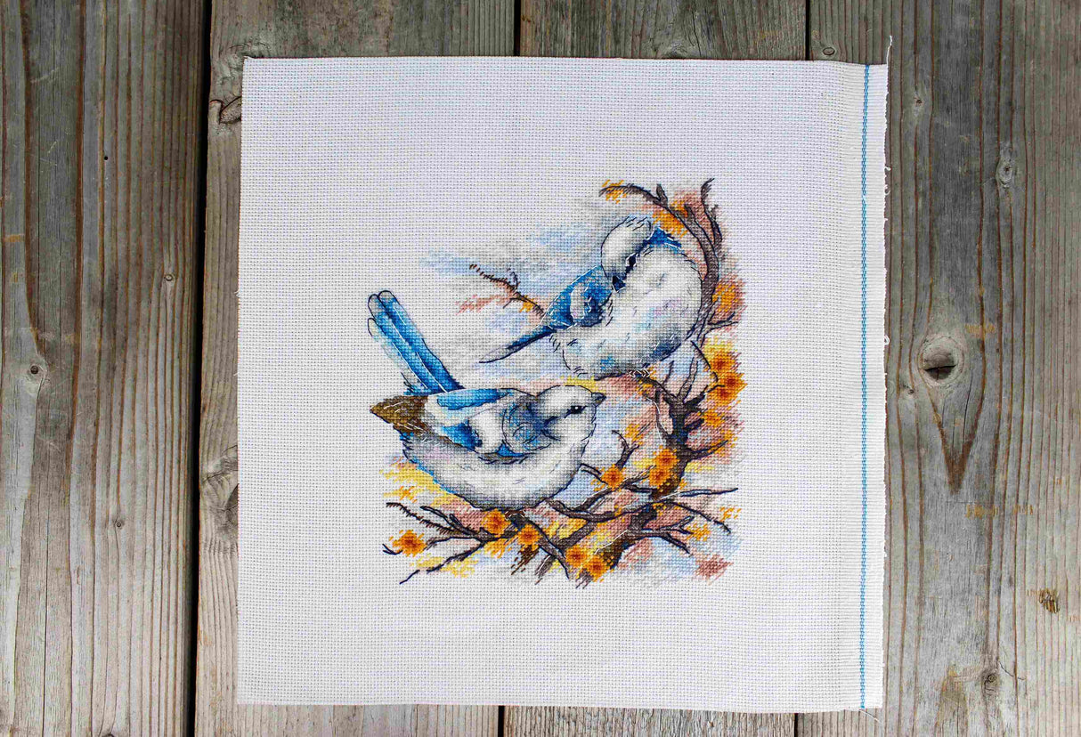 Kit de point de croix « Aristocrates à plumes » SNV-924