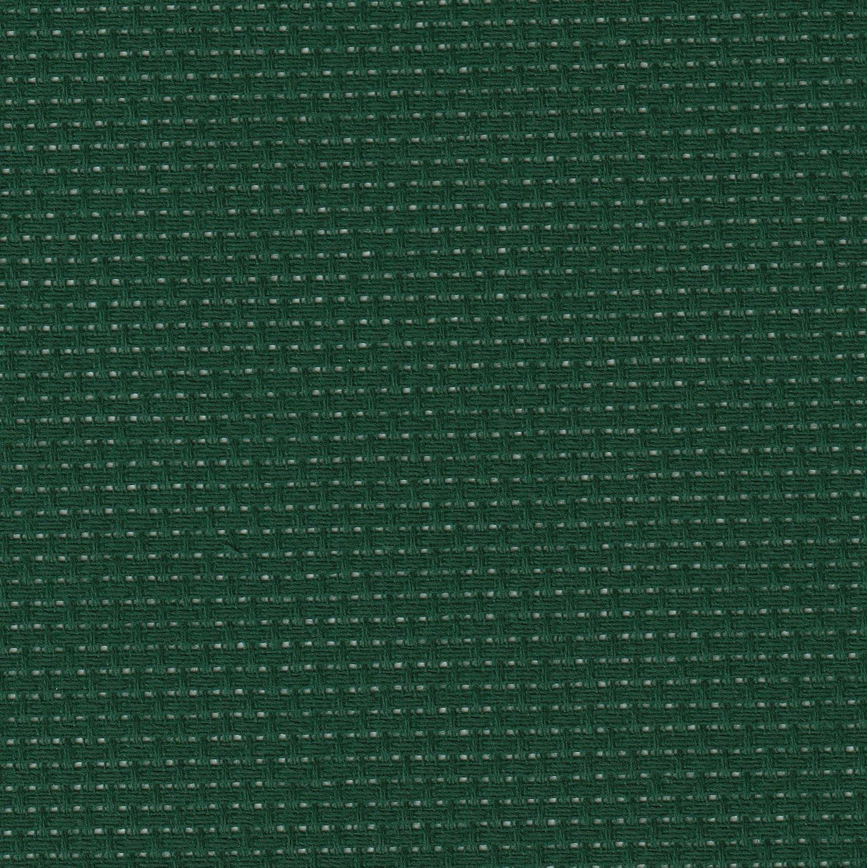 Tela Binca Zweigart 8 ct color Forest Green 1006/647 algodón verde oscuro para punto de cruz y bordado