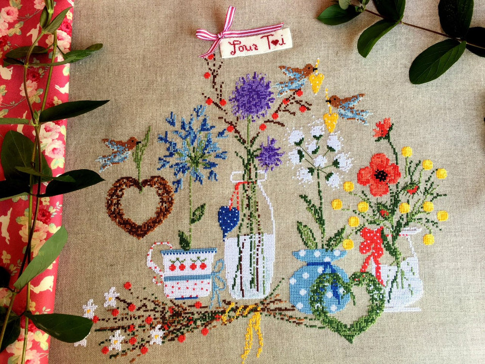 Tutti i fiori sono per te - Lilli Violette - Cross stitch chart